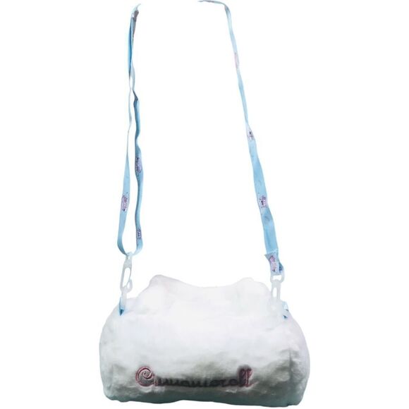 NEW Cinamoroll White Plush Shoulder Crossbody Handbag - Picture 6 of 12